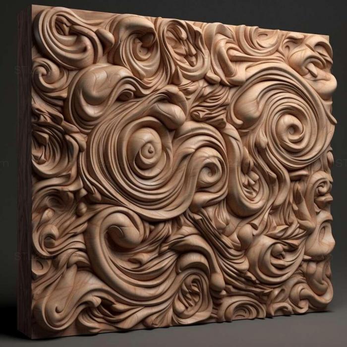 Patterns and decorations (stl foam 3, PATTERN_2571) 3D models for cnc